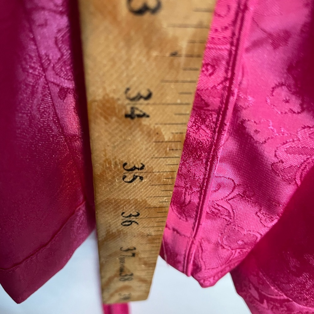 Valerie Stevens Womens Size XL Satiny Robe Pink 1983 - Picture 6 of 7